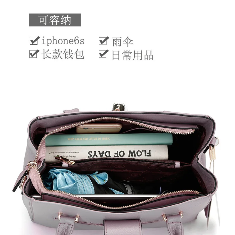 

Genuine Leather Europe And America Shoulder Bag Gift First Layer Creative WOMEN'S Fashion Handbag