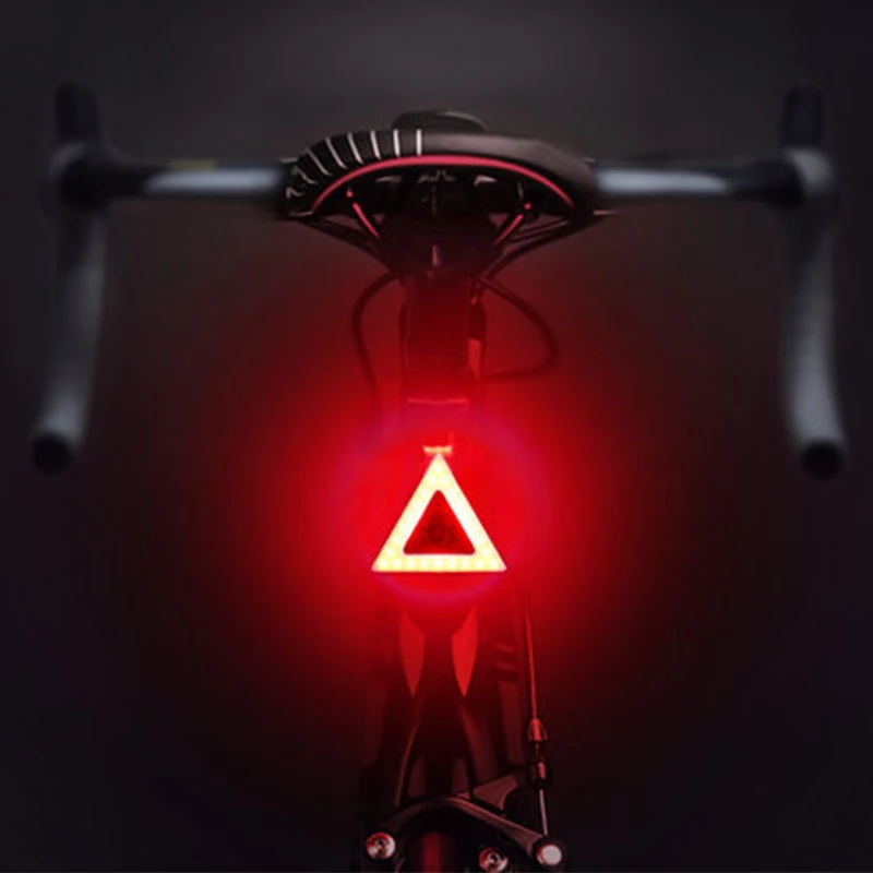 Подседельный штырь для горного велосипеда, Перезаряжаемые велосипед светильник Multi светильник ing режима велосипедный фонарь светильник Flash Light Хвост сзади USB зарядка светодиодный светильник для велосипед, способный преодолевать Броды для MTB - Цвет: As pic shows