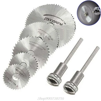 

7pcs/set Saw Blade HSS Stainless Steel Circular Saw Blades Dis For Cutting Wood PVC Pipe For Dremel Rotary Jy20 20 Dropship