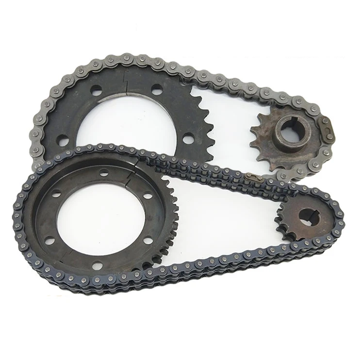 Electric tricycle rear axle gear chainring, 428 type double chain wheel, 530 type single row gear, 630 type large chain plate