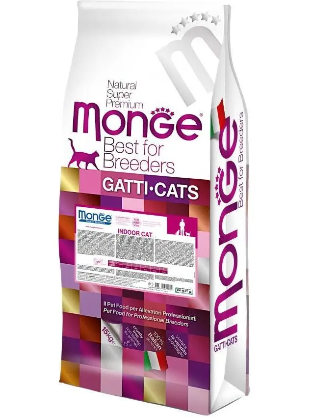 Monge Cat Indoor корм для домашних кошек 10 кг|Кошачий сухой корм| |