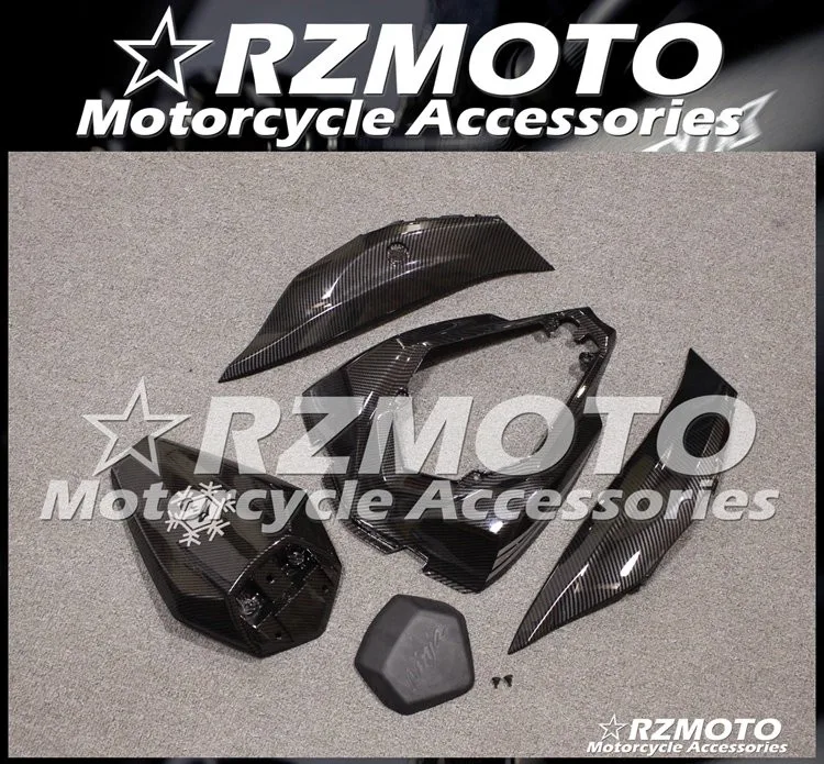 Подходит для Kawasaki ZX10R ZX-10R 10R- углеродное волокно краски автомобиля задняя комбинация горб задняя крышка сиденья части обтекателя