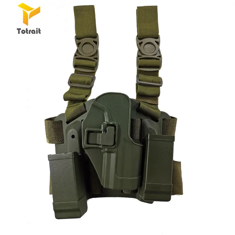 

Totrait Tactical Quick Drop HK USP Compact Leg Gun Holster Army Military Shooting Gun Holster black/green/sand