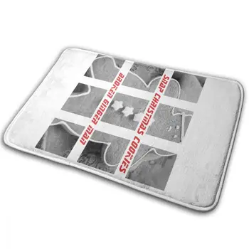 

CHARM HOME Snap Christmas Cookies Broken Ginger ManCarpet Custom Living Room Bedroom Anti-slip Entrancet Mat 40X60CM