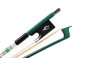 

Advanced Violin Bow 4/4 Green Carbon fiber AAA Horsetail Great Balance