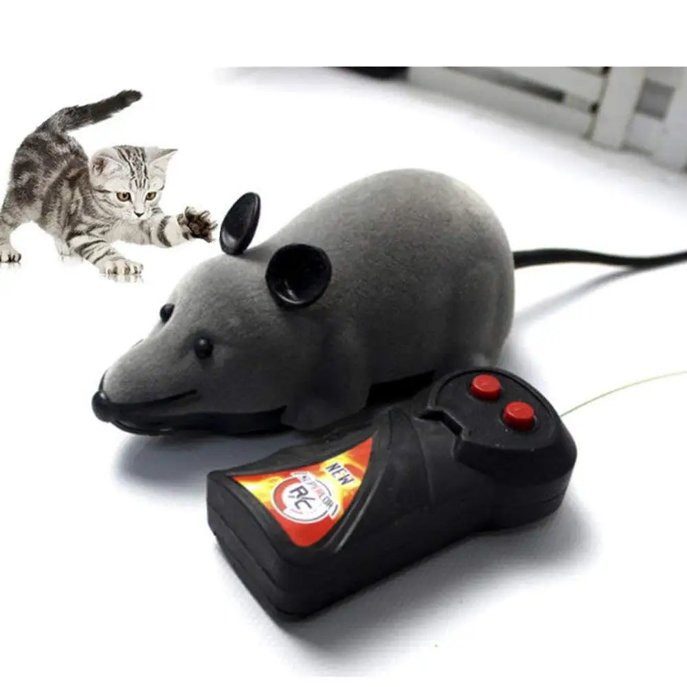 Беспроводной пульт дистанционного управления Поддельные Мыши Крысы радиоуправляемые игрушечные рации шутка страшные трюки жуки для вечерние кошки и щенка забавная игрушка