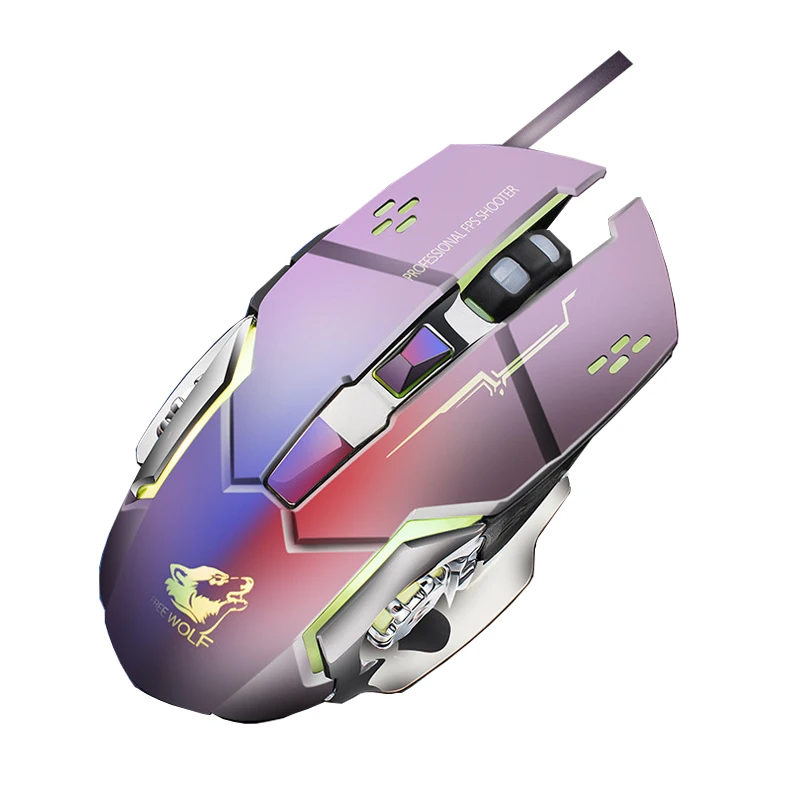 

Mechanical Gaming Mouse Gamer PC Computer Mouse Mice Wired Gaming Mini Silent Mouse for Pubg LOL CF Gamer Mouse
