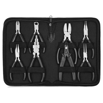 

Jewelry Pliers, 8Pcs Jewelry Making Pliers Tools Mini Jewelry Pliers Set Jewelry Making Kit for Jewelry Making Supplies