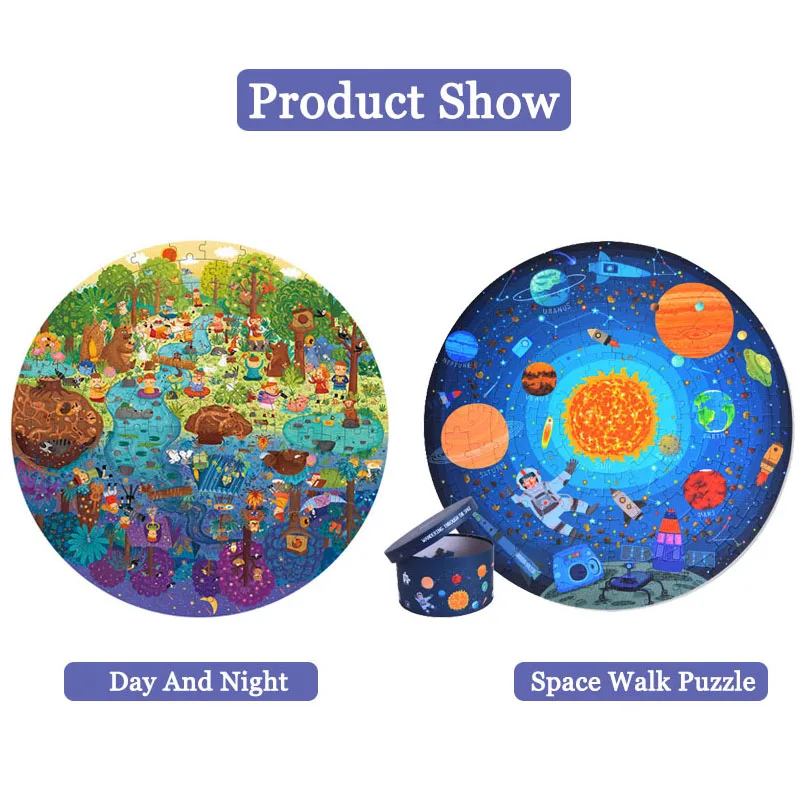 Cheap MiDeer Puzzle 150PCS Puzzles Toys Educational Toys Hand painted Jigsaw Board Style Puzzles Box Set for Kids Gifts  3 Years Old