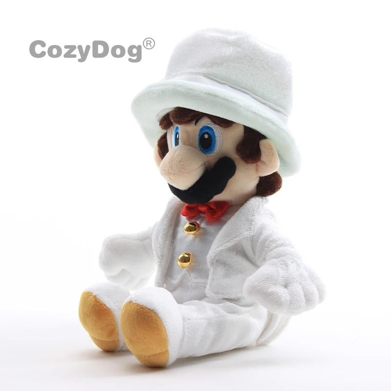 Серия Mario Odyssey Bowser с шляпой, белый Боузер, персик, принцесса, свадебная кукла, мягкие куклы 23-36 см, детские мягкие куклы