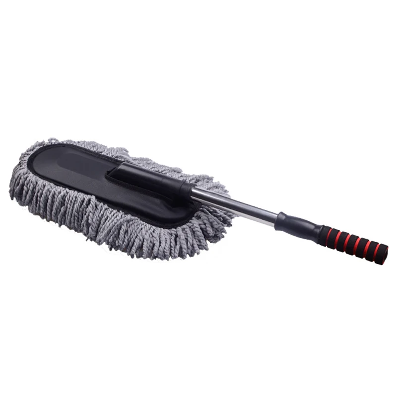 Car Brush Removable Car Wash Brush Telescopic Flat Wax Brush Wax Drag  Cleaning Brush Car Duster Dust Brush - Car Towel - AliExpress