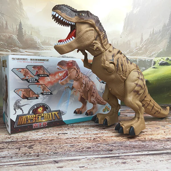 Children Toys Amazing Spray Electric Walking Dinosaur Toy Tyrannosaurus Rex Lay Eggs Lights Roar Sounds Kids Boy Birthday Gifts 7