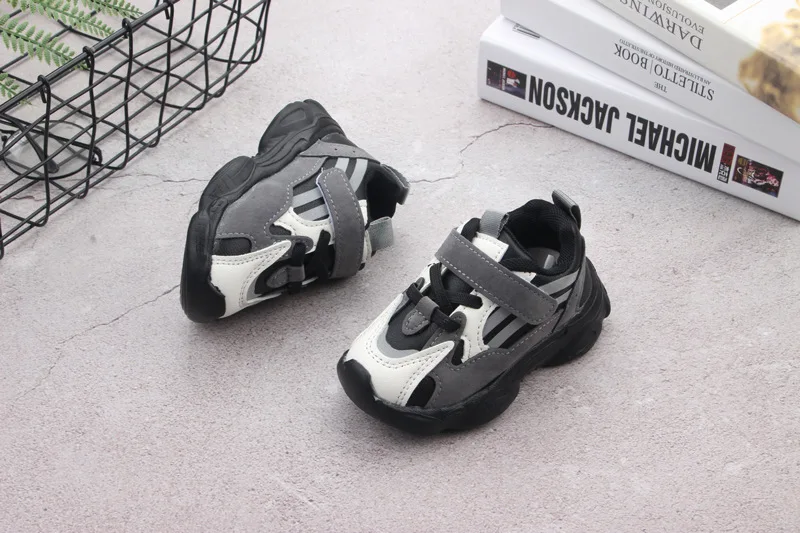 Children Casual Shoes Girls Sneaker For Running Boys Casual Shoes Outdoor Anti-Slippery Leather Kids Shoe Sneaker 1-6Y