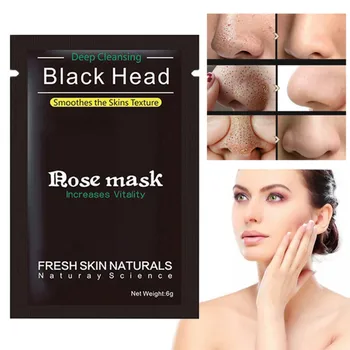 

Blackhead Removal Deep Cleaning Pores Mask Natural Bamboo Charcoal Gentle Exfoliate Face Nose Skin Care Treatment 10 PCS TSLM2