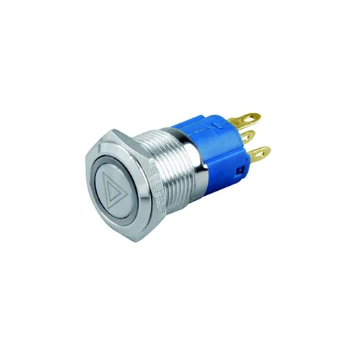 

16mm Waterproof Momentary High Round Metal Push Button Switch Car Start Horn Speaker Bell Automatic Reset 12mm metal switch