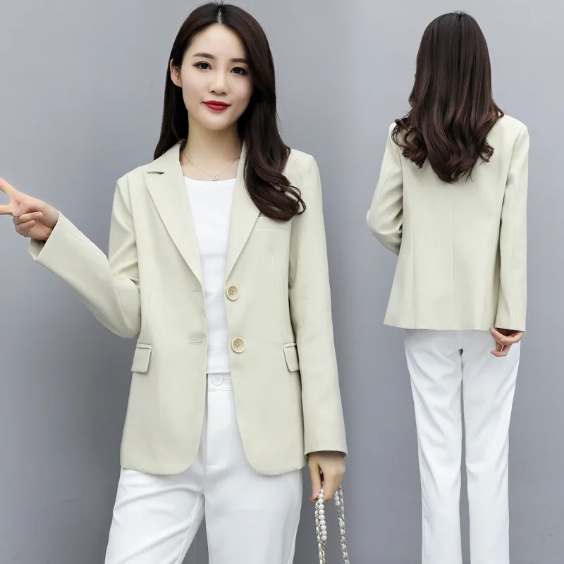 

Suit 2019 Online Celebrity Spring And Autumn New Style Fashion Korean-style Loose Casual Elegant WOMEN'S Dress Business Suit Jac