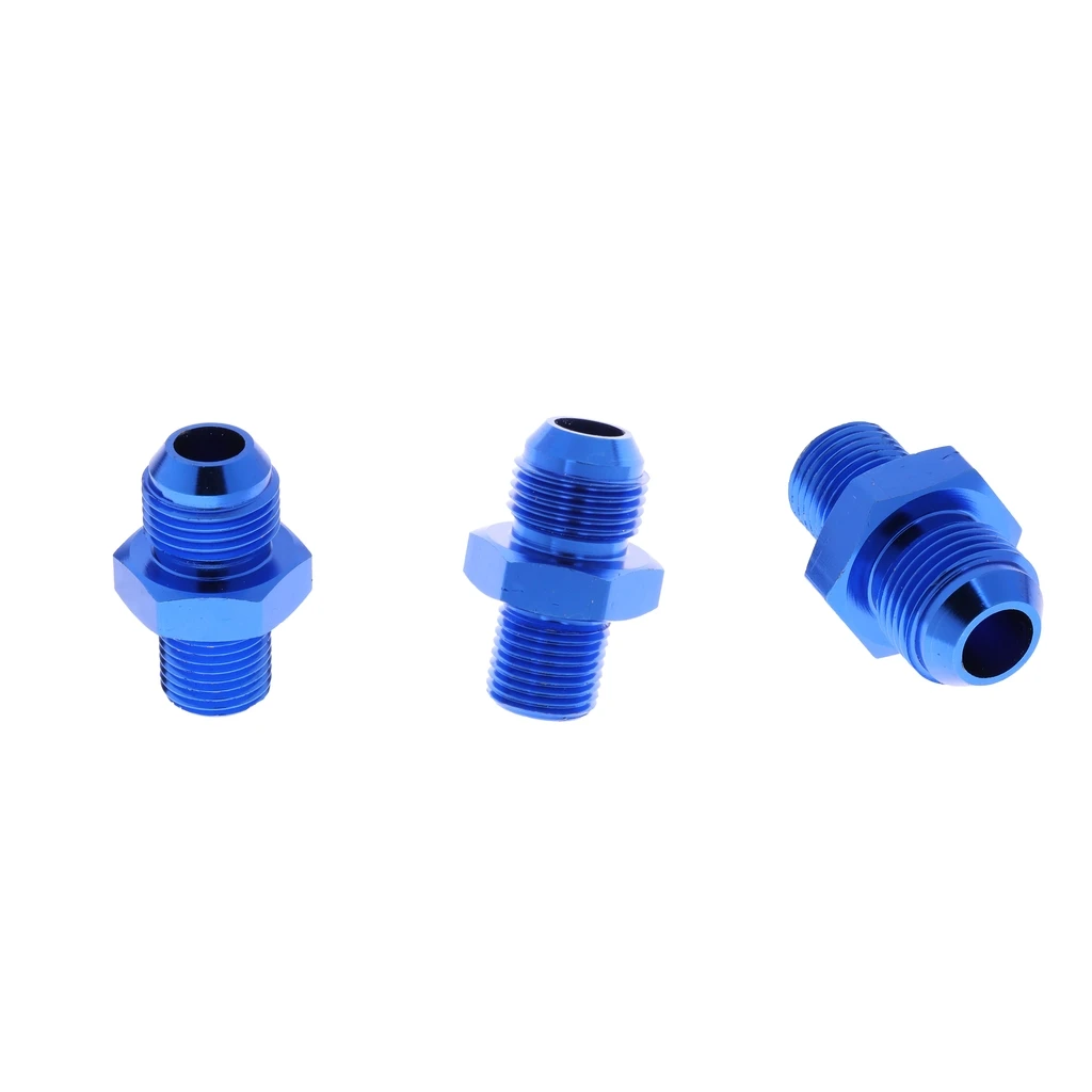 3 Pieces AN8 M16x1.5 Auto Oehler Connector Fittings Quick Connector Auto Parts
