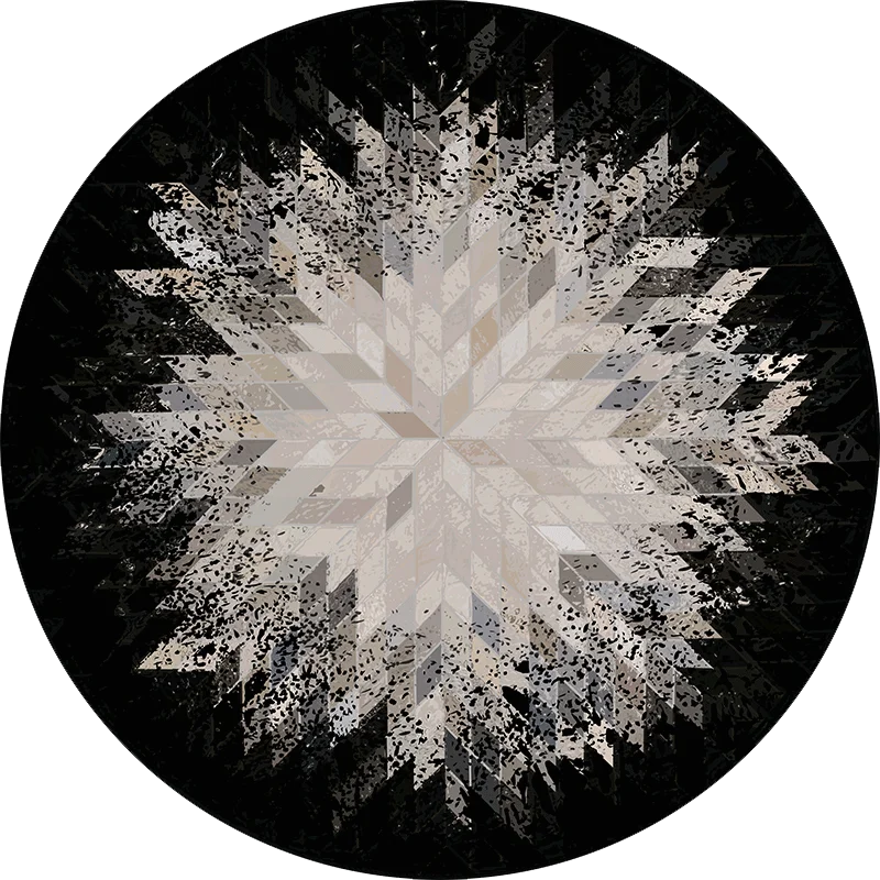 Круглый ковер, скандинавские простые современные подвесные корзины, компьютерное кресло, чайный столик, прикроватный матрас, полный ковер для гостиной