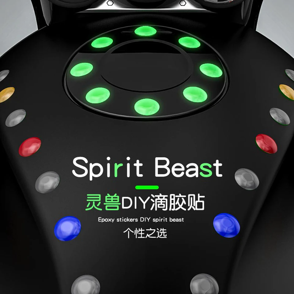 

Spirit Beast Motorcycle Universal Sticker Waterproof Reflective Decorative Creative Luminous Sticker Fuel Tank Luminous Sticker