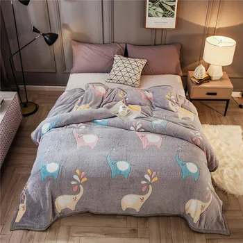 

Thin Flannel Blanket Winter Adult Soft Thick Sherpa Throw Blanket for Sofa Bed Couch Frazadas Mantas De Cama Cobertor