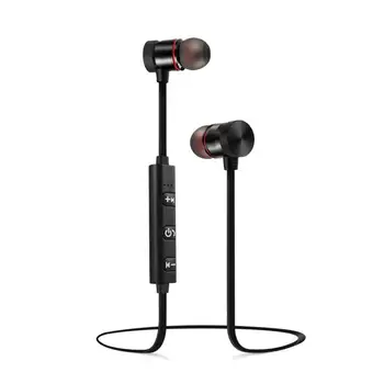 

New In-Ear Bluetooth Earphone HIFI Stereo Sport Wireless Earphone Magnetic Switch Earphone For Android/IOS