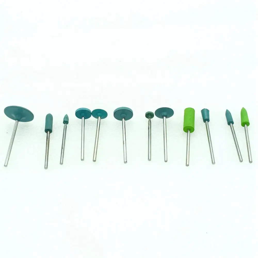 12-Piece Fine Grit Silicone Polishing Wheel Set