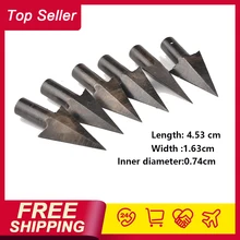 Hotest tiro com arco pontas de setas metal medieval caça para diy madeira seta longbow frete grátis
