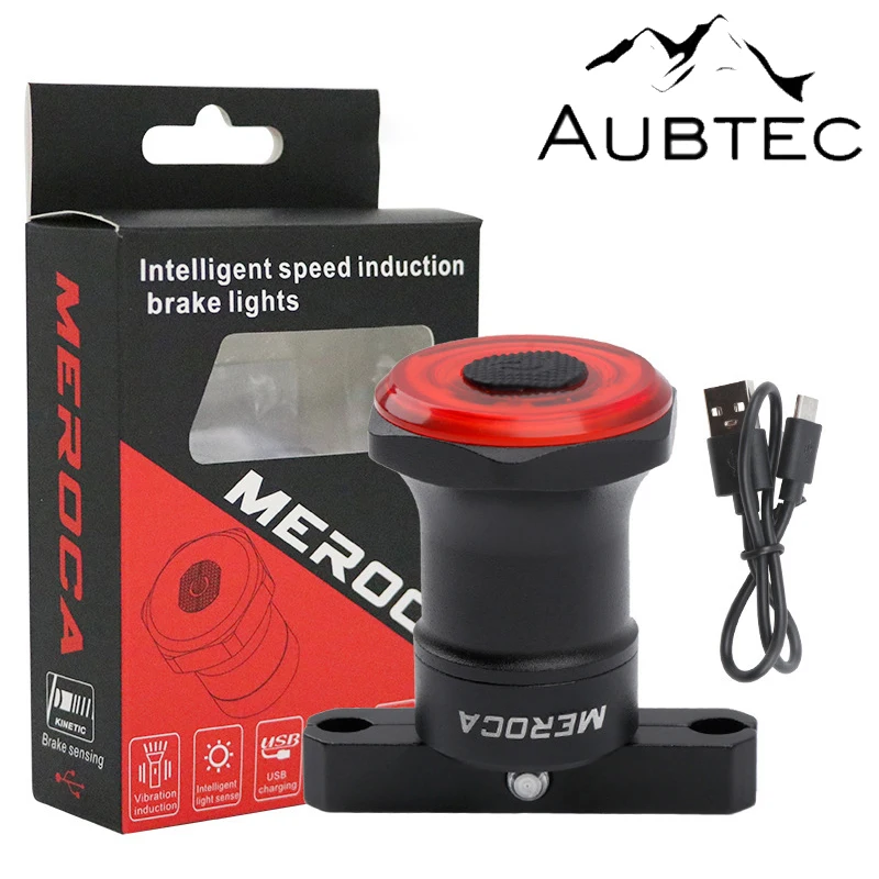 2021 Intelligent Brake Sensing Tail Light Highway Bike Mountain Bicycle Usb Charging Warning | Спорт и развлечения