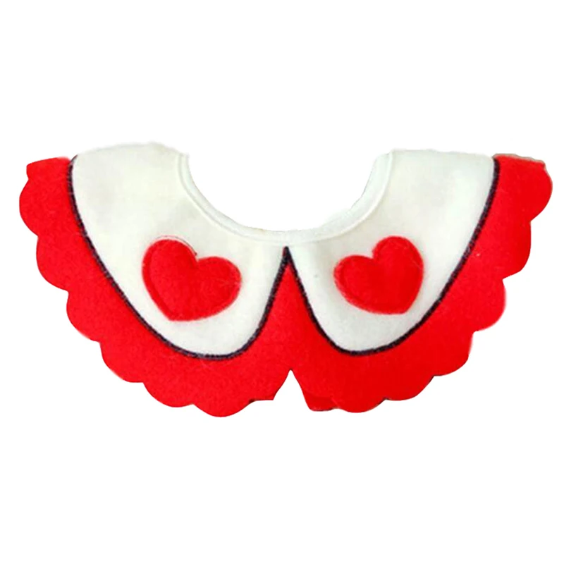 Dogs Bibs Dogs Cat Bowtie Cachorro Pug Dog Bandana Pet Supplies Accessories For Dogs Scarf Pet Accessories for dogs - Цвет: red heart