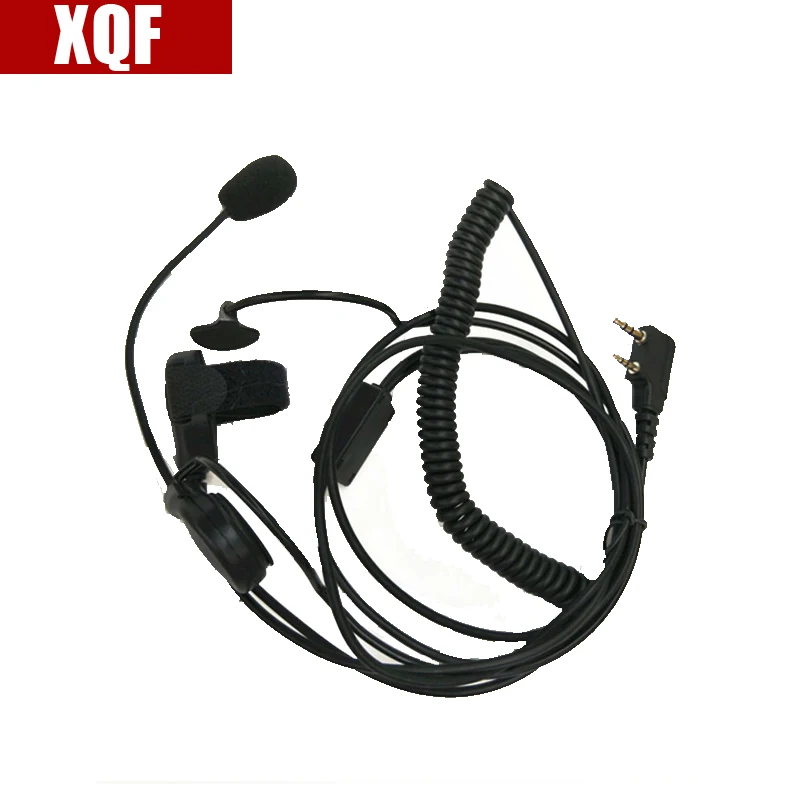 XQF 2 PIN VOX PTT Mic гарнитура для BAOFENG UV-5R PUXING KENWOOD WOUXUN Walkie Talkie | Мобильные телефоны и