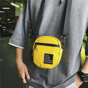 

Men's Small Satchel Small Hip Hop Messenger Bag Couples Small Hanging Bag Single Shoulder Bag Bags for Women 2018 Women Bag