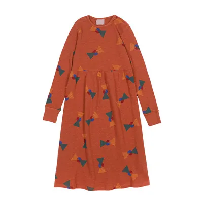 Bo3 IN STOCK BC KIDS NEW Autumn Toddler Girl Dress Beautiful Princess Party Stripe Christmas Dress Kids Dresses for Girls - Цвет: Bo3