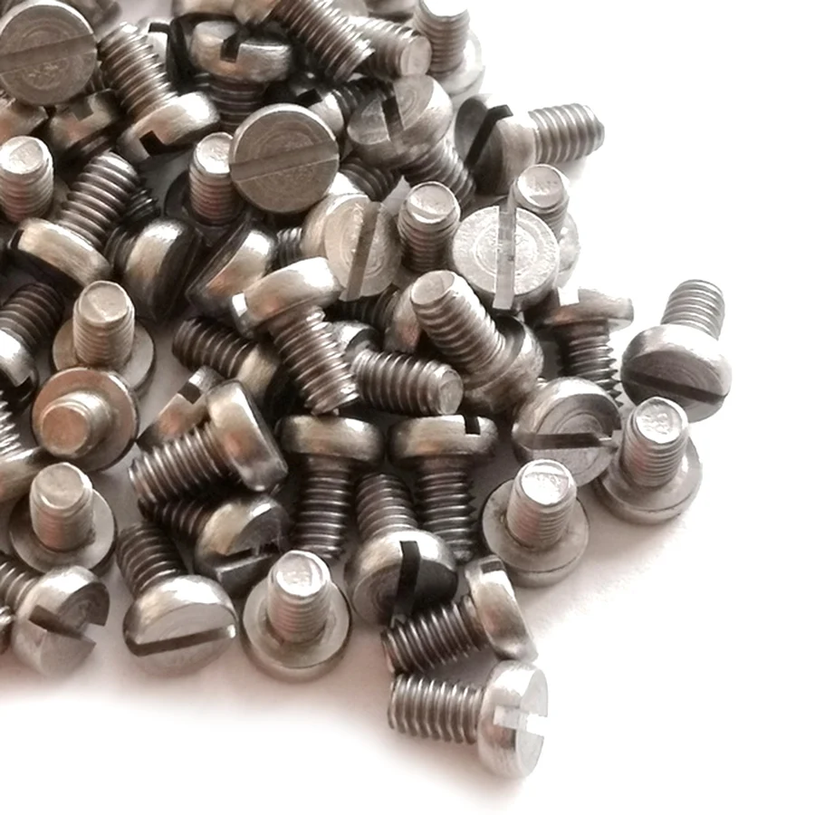 Slot Parafusos de Titânio Fixadores Ta2 m4 m1 M1.2 M1.4 M1.6 m2 M2.5 E023