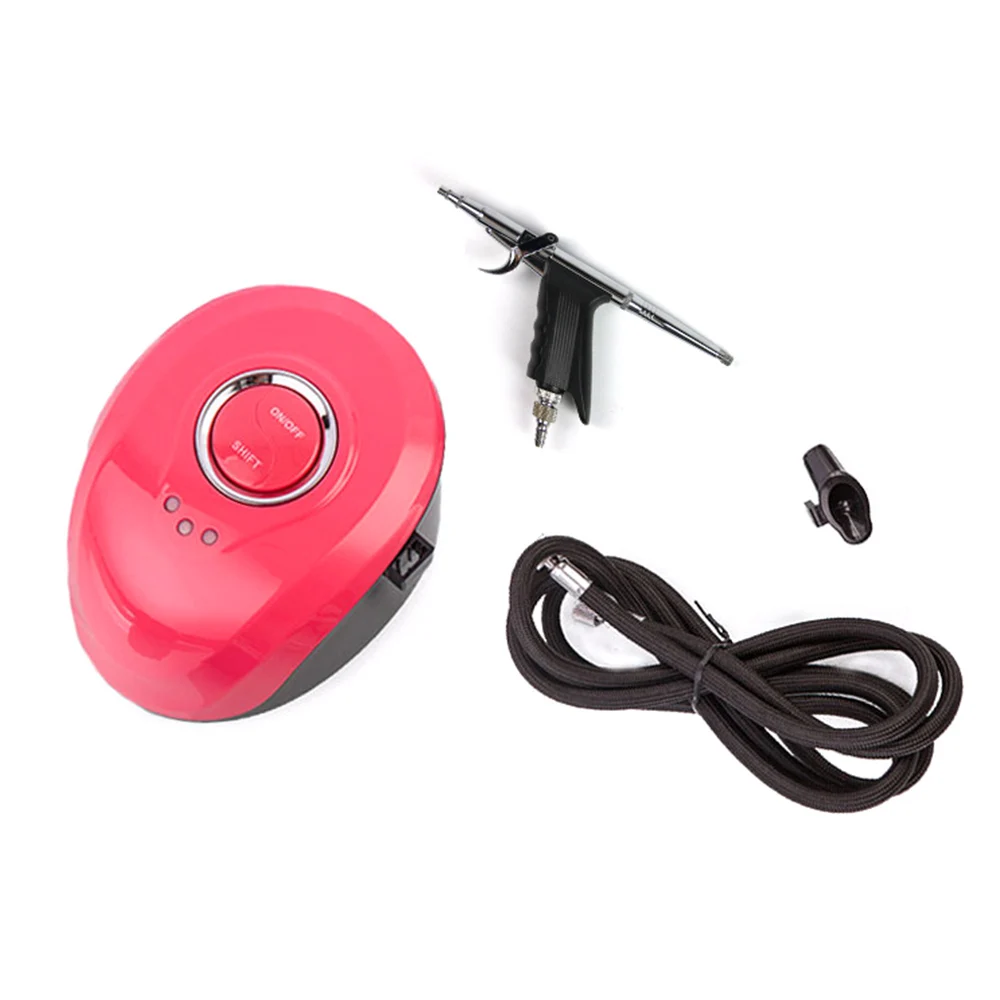 

2cc/7cc Cup Dual Action Nozzle Airbrush Kit Compressor With Air Brush Paint Spray Gun For Nail Art Make Up Air-brush