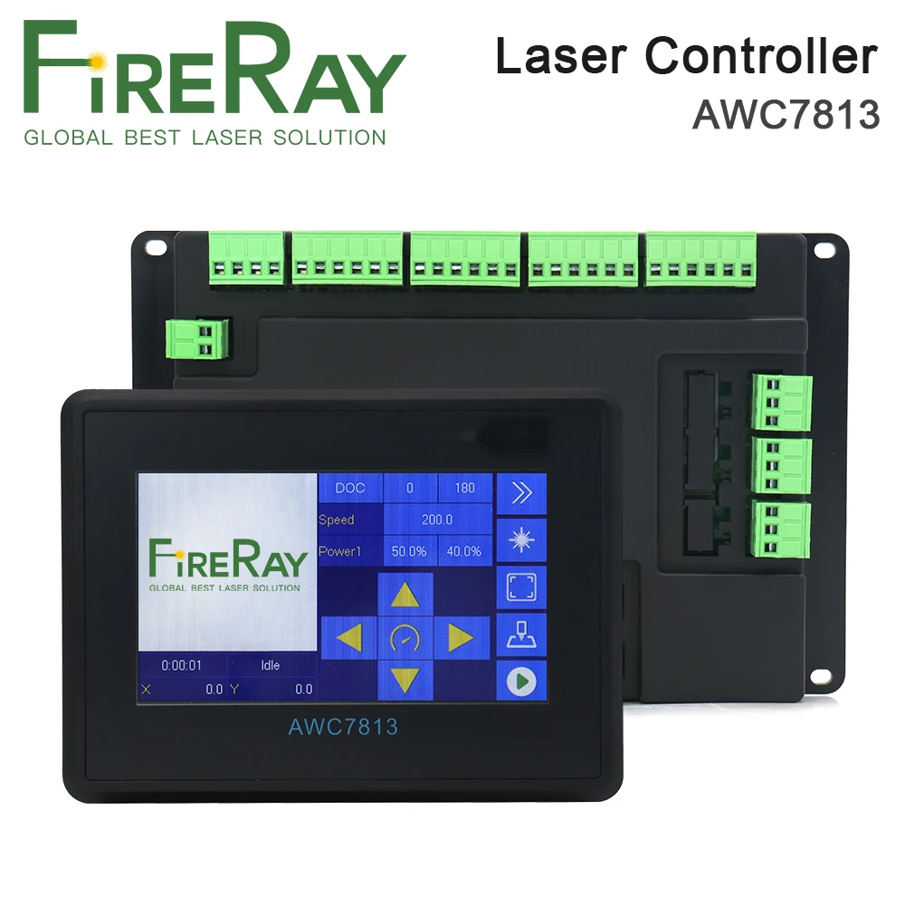 Trocen AWC708S AWC7813 Co2 Laser Controller System for Co2 Laser Engraving Cutting Machine Replace AWC708C Lite ruida Leetro