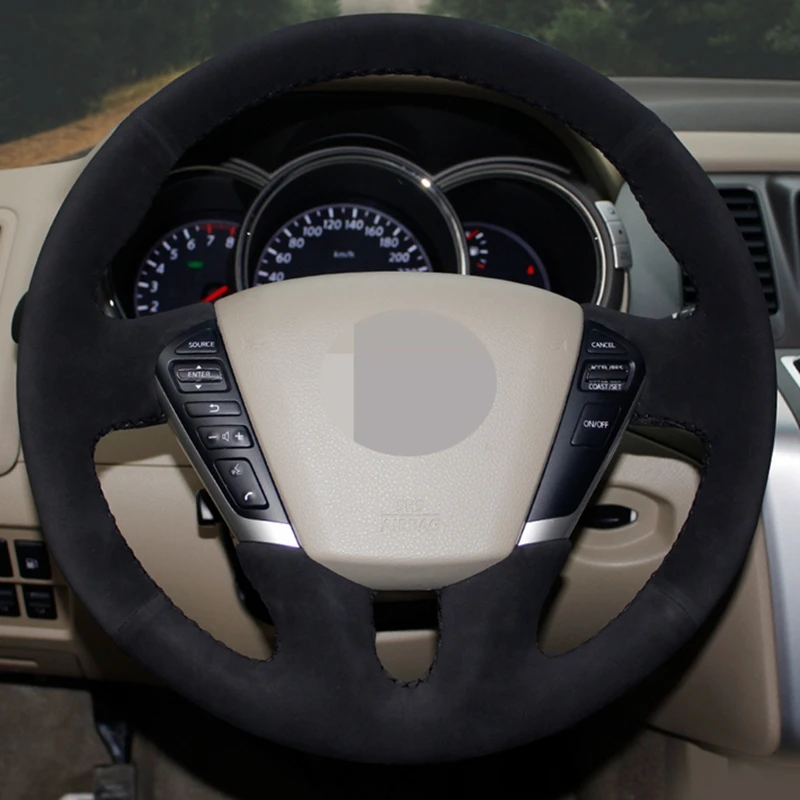 Черная замшевая ткань сделай сам для Nissan Teana 2008 2012 Quest 2011 2017 Murano (Z51) 2009 2014|Чехлы на