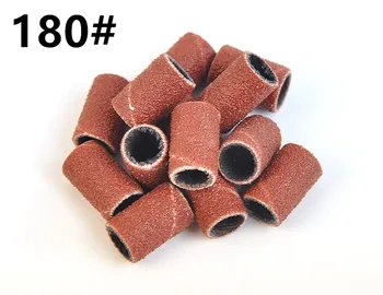 

500 pieces 180 Degree Nail Drill Accessories Nail Art Drill Sanding Bands Nail Drill Polishing Wheel