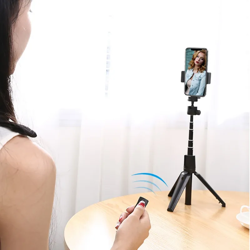 

Handheld Self-timer Bluetooth For Android / IOS Cellphone Universal Live Selfie Stick