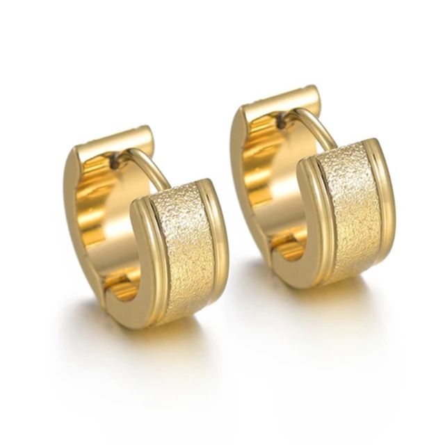 Ring of Wonder Gold Stud Earrings