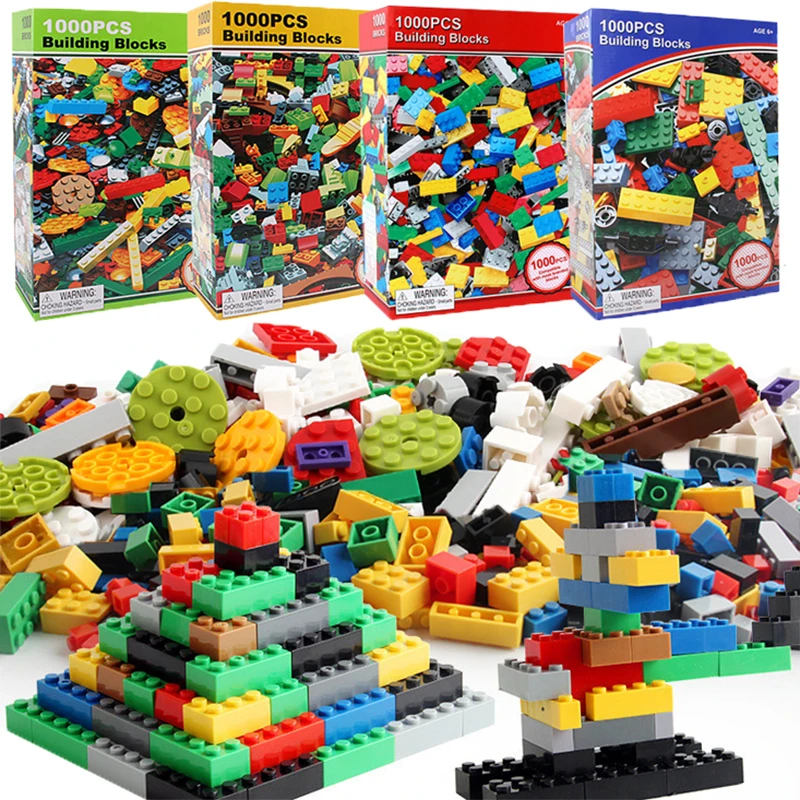 500-1000Pcs Diy Mini Size Building Block Compatibile Brand Block Creativo City Building Blocks Bulk Set Mattoni Giocattoli Per Bambini