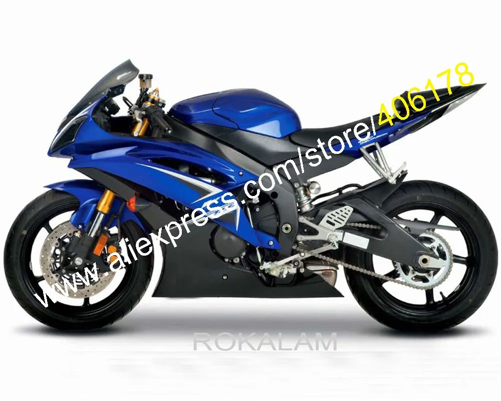 

ABS обтекатель для Yamaha YZF600 R6 детали кузова YZF-R6 R6 2008 2009 2010 2011 2013 2014 2015 2016 части (литья под давлением)