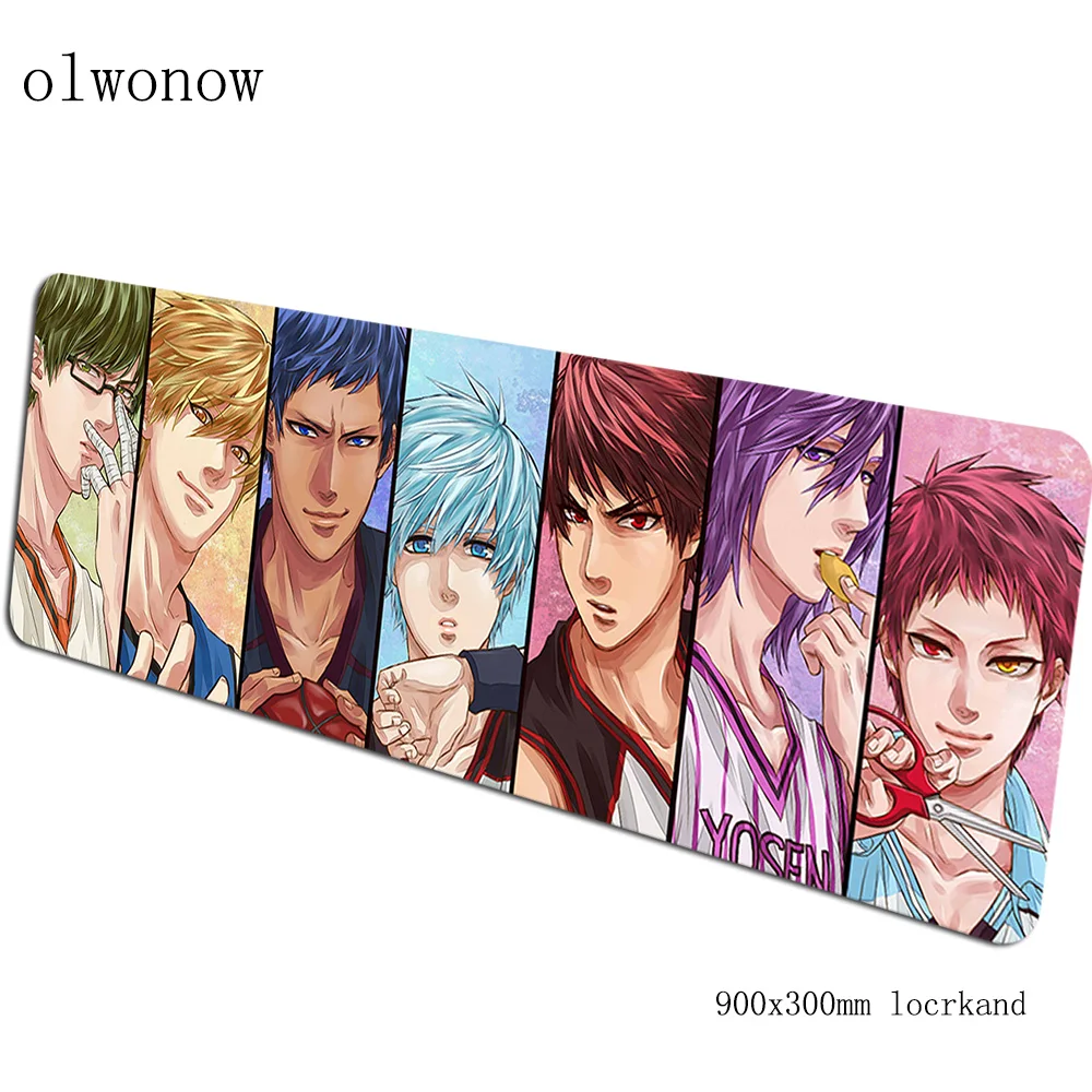 Баскетбольные коврики Kuroko 900x300x3 мм модный игровой коврик для мыши и клавиатура Коврик для мыши лучшие аксессуары для геймеров коврик для мыши - Цвет: Size 900x300x3mm