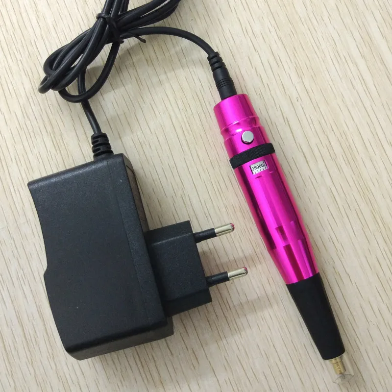 Tattoo pen 35000р/мин Перманентный макияж ручка для татуировки роторная/maquina Татуировка пистолет микроблейдинг бровей/губ/Косметическая подводка для глаз инструменты - Цвет: Tattoo pen
