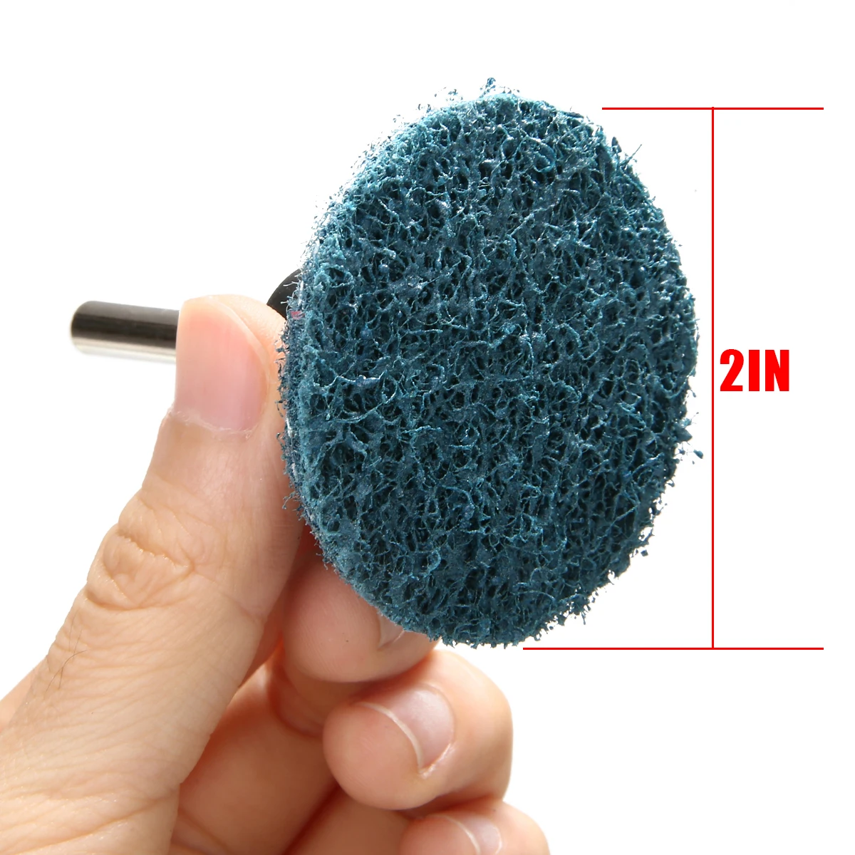 45pcs/Set 2" Fine/Medium/Coarse Grit Cleaning Conditioning Roll Lock Surface Sanding Discs with 1pc Roloc Disc Pad Holder