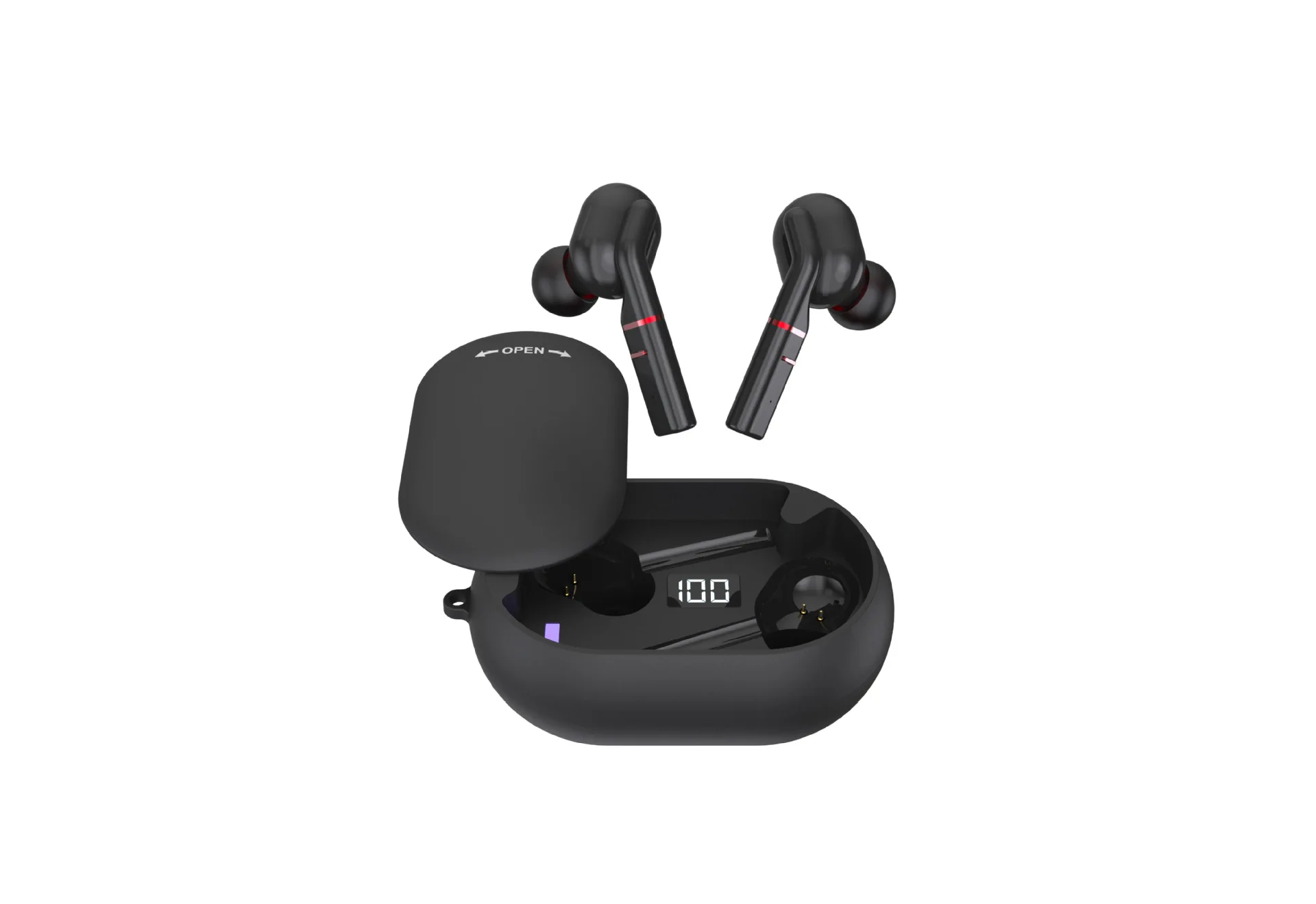 2020 год Bluetooth гарнитура TWS Цифровая беспроводная в ухо спортивные наушники стерео