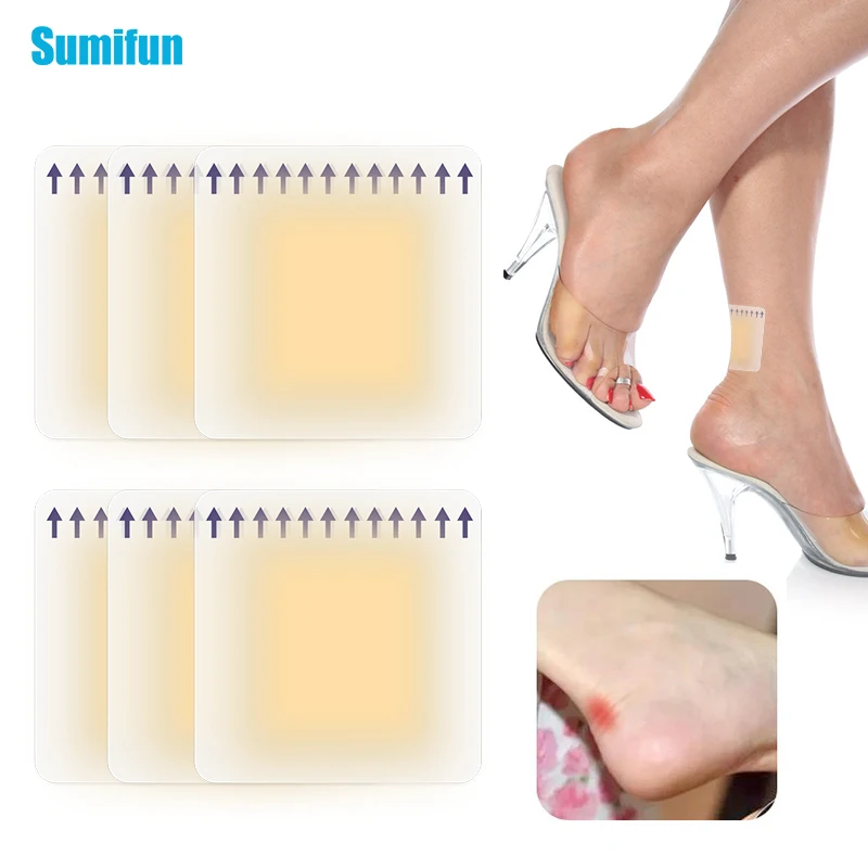 

5PCS Gel Shoes Stickers Soft Hydrocolloid Pads Relief Pain Blisters Bunions Corns Calluses Friction Pressure Spots Heel Pain