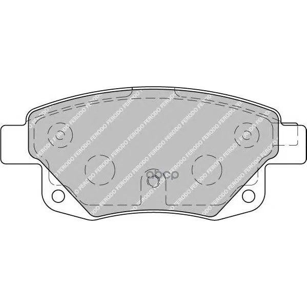 Fvr1930_=1252 02!Колодки Дисковые З Ford Transit/Tourneo Connect 2.2tdci/2.4tdci/2.3 16v 06 Ferodo Fvr1930 Ferodo арт. FVR1930