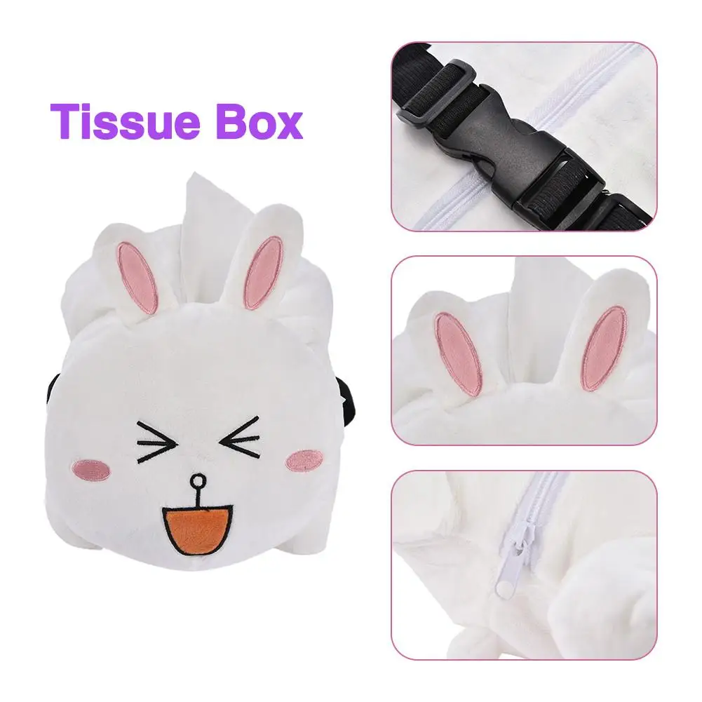 High Quality Universal Car Armrest Box Tissue Creative Cartoon Cute Tissue Box Car Interior Products Car Accessories