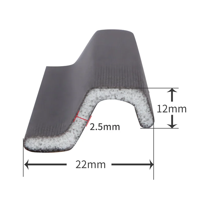 Самоклеящаяся оконная уплотнительная полоса Звукоизоляционная пенная оконная изоляция Звукоизоляционная поролоновая оконная пробка для окна