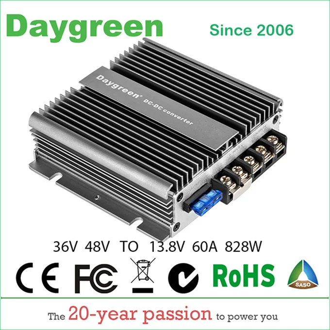 36V 48V TO 13.8V 60A 36 В 48 В до 12 В 5A 10A 20A 30A 40A 50A 60A 13,8 В Гольф-карт редуктор Напряжения DC понижающий преобразователь водонепроницаемый CE RoHS - Цвет: 36V 48V TO 13.8V 60A